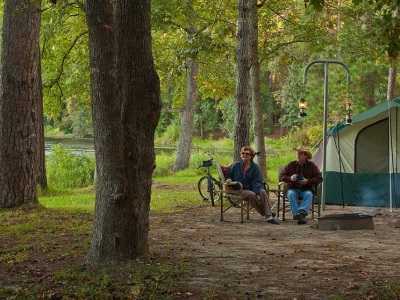 Camping at Sam Houston National Forest